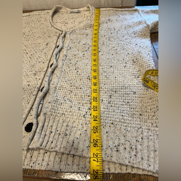 💛Cream Speckled Knit Cardigan – Franklin + Daysi – Size M💛 - Picture 4 of 9